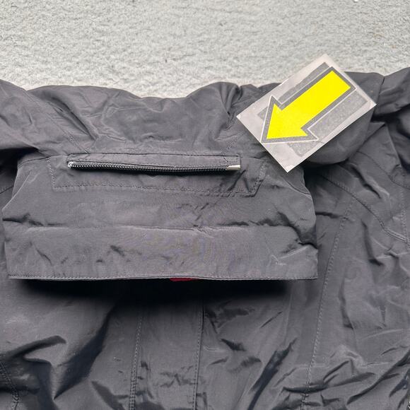 The North Face Hyvent Insulated Ski Jacket Womens Small Black Pink NO HOOD Zip - Picture 10 of 14